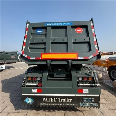 tippande semitrailer bak